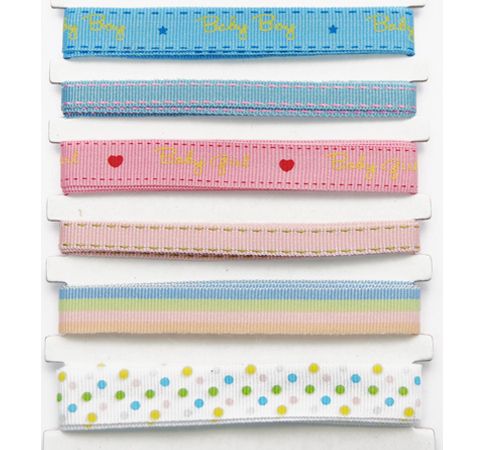 Набор лент из ткани «Детский» 6 шт., 0,9х90 см