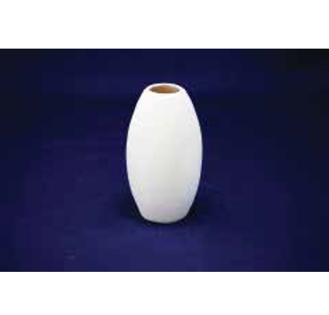 Ваза «Евро» керамическая белая для декорирования, h-12,5 см