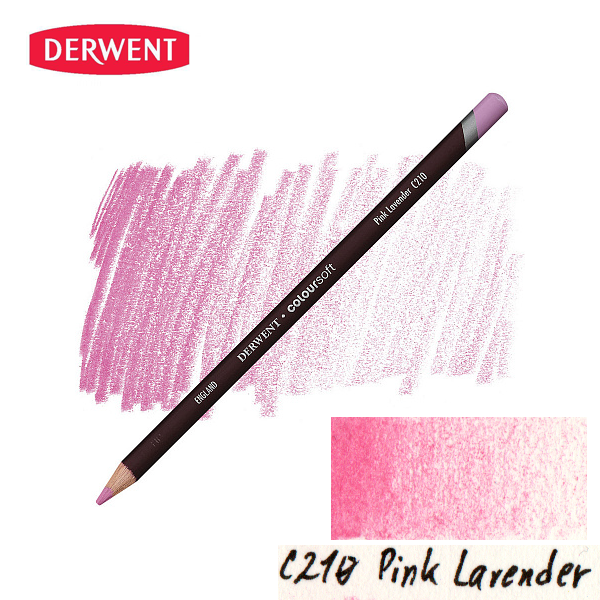 Карандаш цветной Derwent Coloursoft (C210) Розовая лаванда.