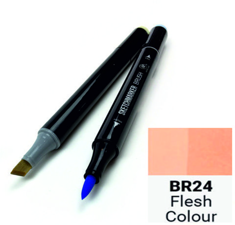 Маркер SKETCHMARKER BRUSH, колір ТІЛІСНА КОЛІР (Flesh Colour) 2 пера: долото і м'яке, SMB-BR024 