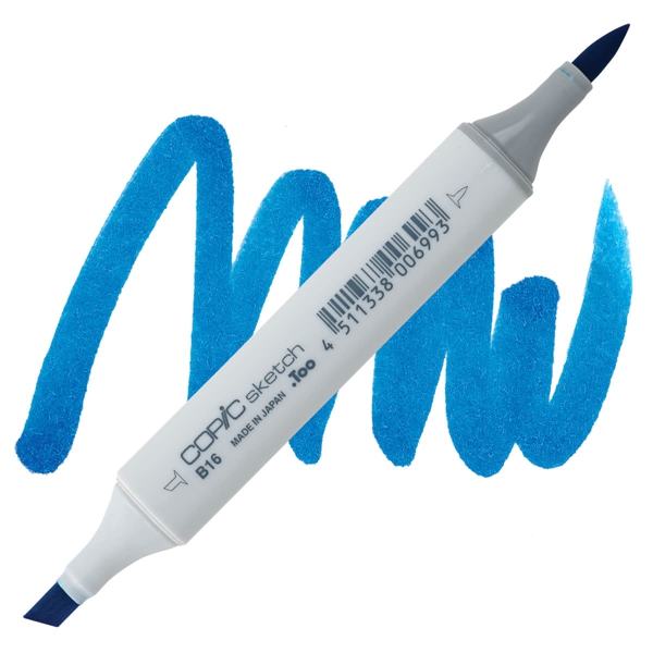 Copic маркер Sketch, №B-16 Cyanine blue (Синий цианистый)