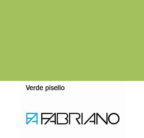 Папір для дизайну Fabriano Colore B2 (50*70 см) 200г/м2, дрібне зерно, №30 VERDE PISELLO (Салатова) 