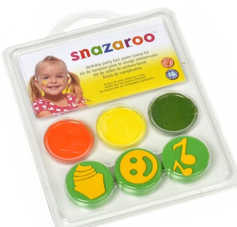 Snazaroo набор красок для грима  Birthday party