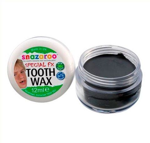Воск для зубов, черный Snazaroo Tooth Wax, 12 ml.