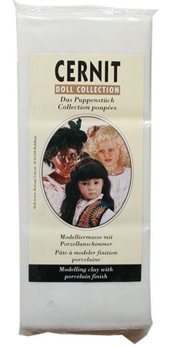 Полимерная глина Cernit Doll Collection (белая) 500 гр.