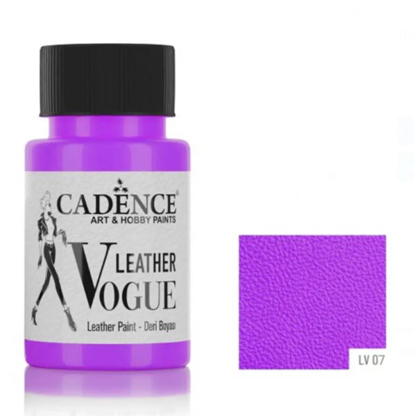 Cadence краска по коже VOGUE LEATHER PAINT, 50 мл. ПУРПУРНЫЙ