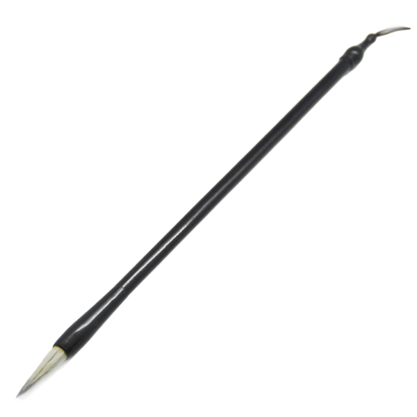 Кисть для каллиграфии с натуральным ворсом, фигурная ручка с узором, размер S