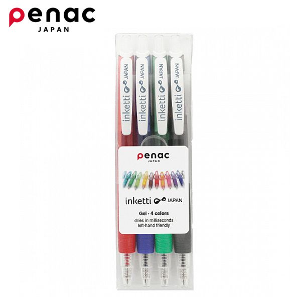 Набір гелевих ручок Penac Inketti -До школи-, 4 х 0,5 мм