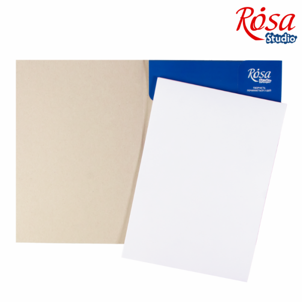 Папка для гуаши ROSA Studio А4 (21х29,7см) 20 листов, мелкое зерно, 180г/м2 - фото 3