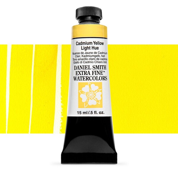Акварельна фарба Daniel Smith, туба, 15мол. Колір: Cadmium Yellow Light Hue s3 