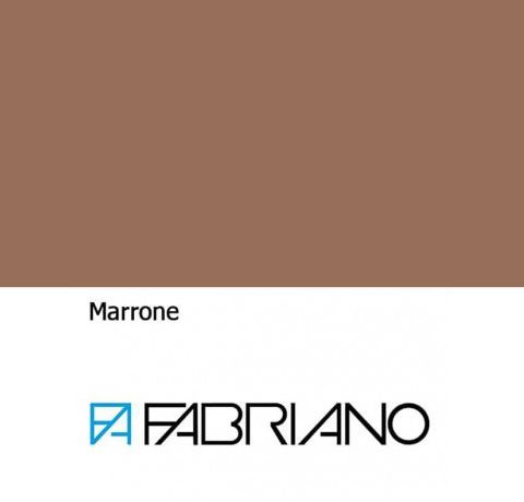Бумага для дизайна Fabriano Colore B2 (50*70 см) 200г/м2, мелкое зерно, №26 MARRONE (Коричневая)