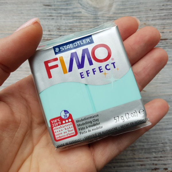 Пластика «FIMO Effect Pastel», 56 г. Цвет: Мята - фото 2