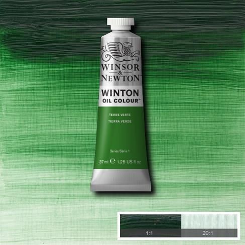 Масляная краска Winton от Winsor & Newton, 37 мл. Цвет: TERRE VERTE