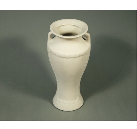 Ваза «Рафаэль» керамическая белая для декорирования, h-21 см