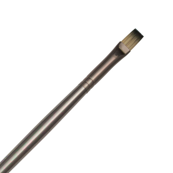 R&L Плоский пензлик з подовженим ворсом Zen 53F, синтетика, довга ручка #2