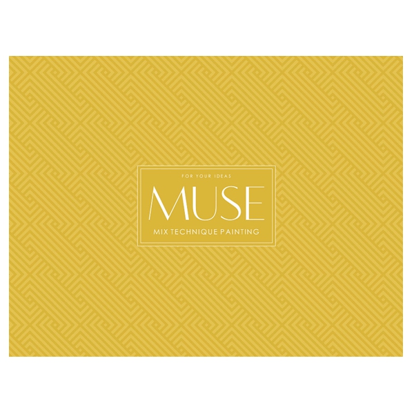 Альбом для різних технік (mixed media) MUSE А4+, горизонт. склейка, 240 г/м2, 15 аркушів