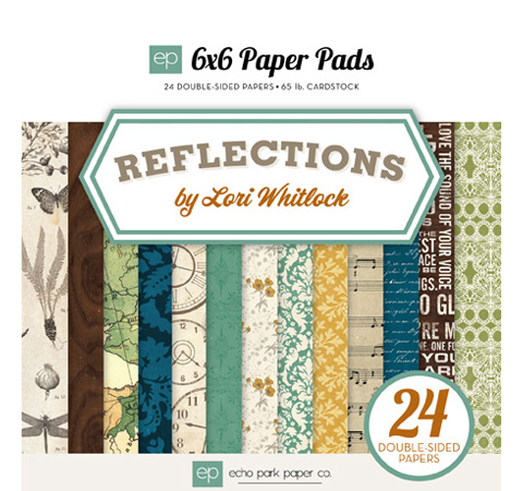 Набор бумаги Echo Park «Reflections», 15х15см, 24л.