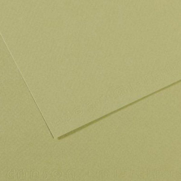 Папір для пастелі Canson Mi-Teintes 160 гр, 50x65 см, 480 СВІТЛО-ЗЕЛЕНИЙ (Light green) 