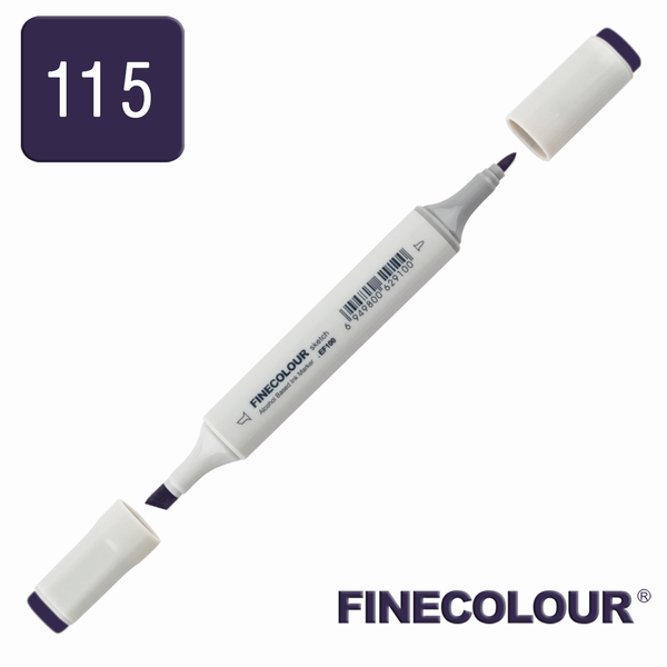 Маркер спиртовой Finecolour Sketchmarker 115 пигментированный фиолетовый B115