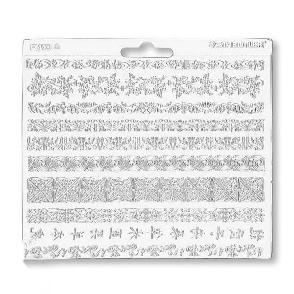 Текстурний лист FIMO "Декоративні бордюри" (8744 17), 16,8х15 см.  - фото 1