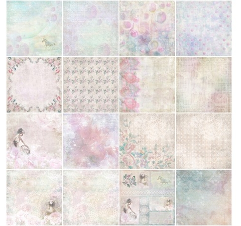 Набор бумаги для скрапбукинга Цветные сны, 30,5*30,5 см, 8 листо