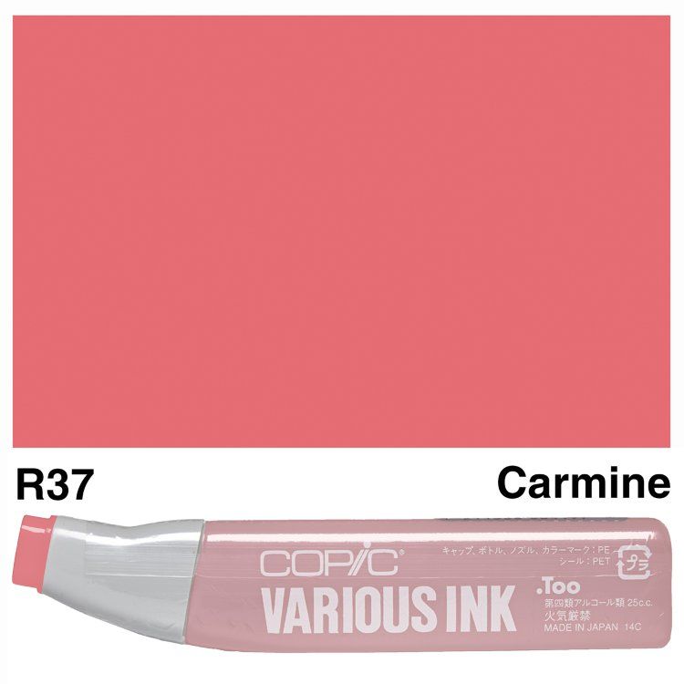 Чорнило для маркерів Copic Various Ink, #R-37 Carmine (Кармін) 