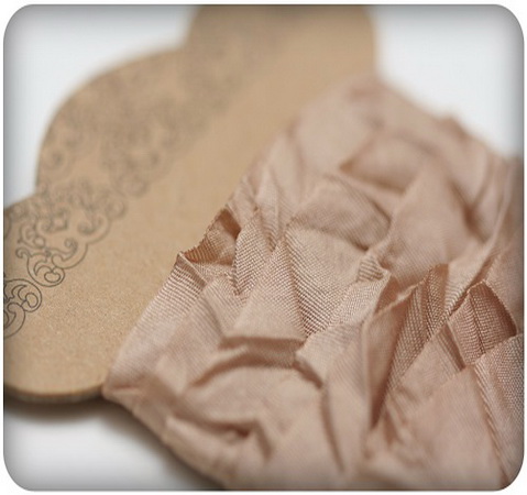 Лента Shabby ribbon «Коричневая» ScrapBerrys, 10 мм, 1 метр