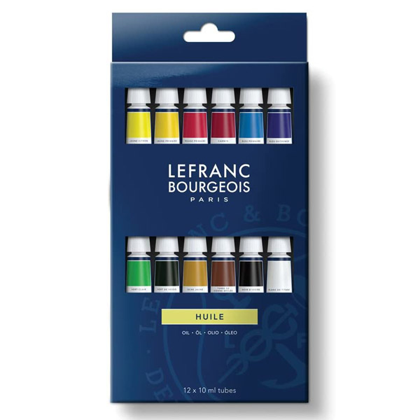 Lefranc набор масляных красок Fine, 12 х 10 мл - фото 1