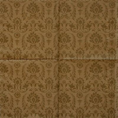 Салфетка Коричневый орнамент