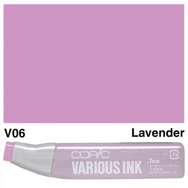 Чернила для маркеров Copic Various Ink, #V-06 Lavender (Лавандовий)