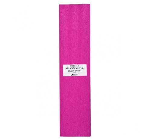 Гофрированная бумага 50х200см, розовая. плотность 32г/м²