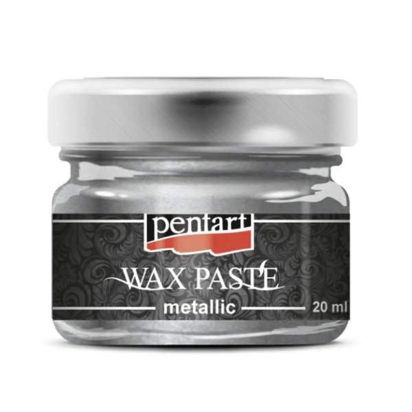 Паста восковая Wax Paste Pentart, цвет: СЕРЕБРО, 20 ml - фото 1