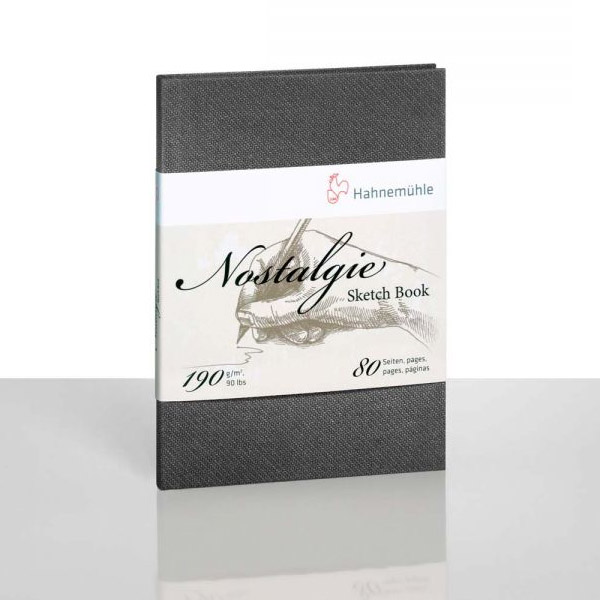 Скетчбук Hahnemuhle «Nostalgie», тв.переплет, портретный, А4, 40л/80стр, 190г/м2 - фото 1