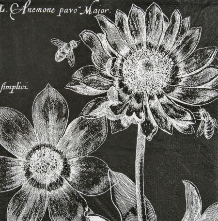 Салфетка Графические подсолнухи