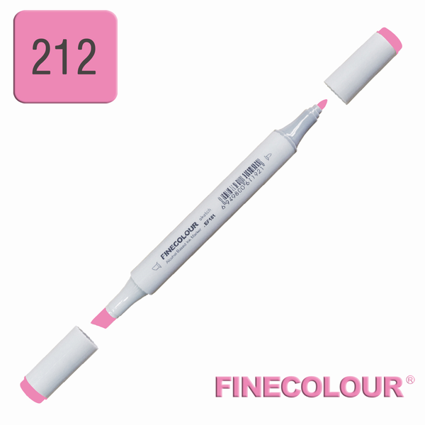 Маркер спиртовой Finecolour Junior 212 прозрачный розовый RV212