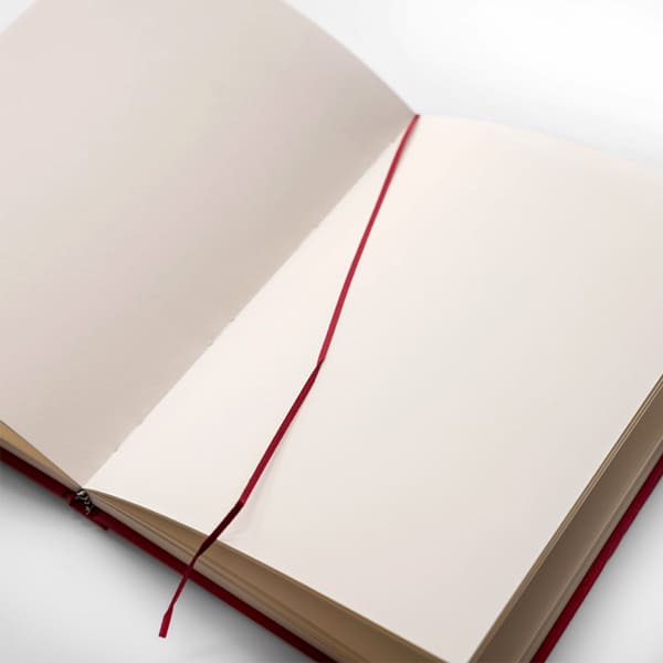 Скетчбук для начерків Hahnemuhle "D&S", портретна, червона А4, 80л, 140г/м2  - фото 2