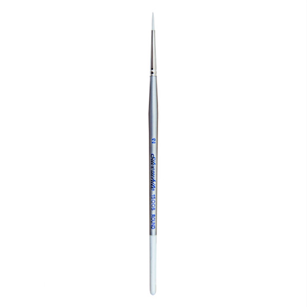 Кисть круглая Silver Brush, синтетика, к.р. SILVERWHITE 1500S. №2 (3 мм)