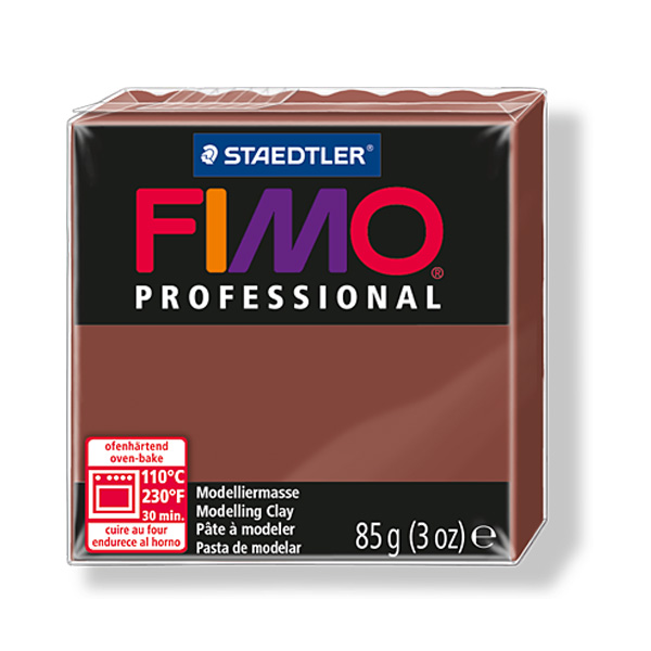 Пластика "FIMO Professional", 85 г. Колір: Шоколадний 77 