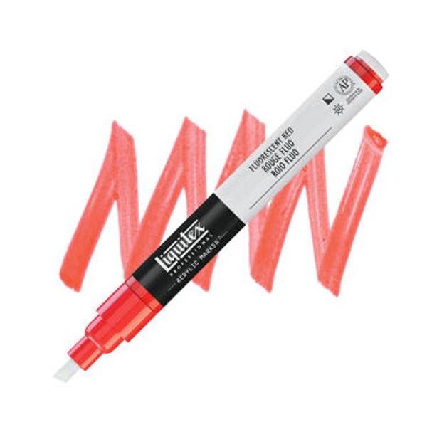 Liquitex акриловый маркер Paint Marker 2мм, #983 Fluorescent Red (Флуоресцентний червоний)