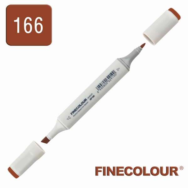 Маркер спиртовий Finecolour Sketchmarker 166 оранжево-коричневий E166 