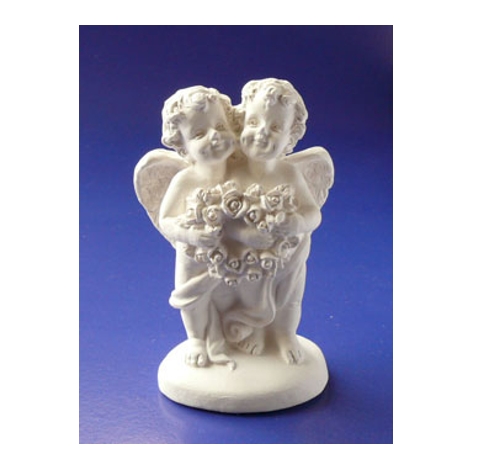 Гипсовая заготовка «Ангелы-близнецы» (статуетка), 8,5 см