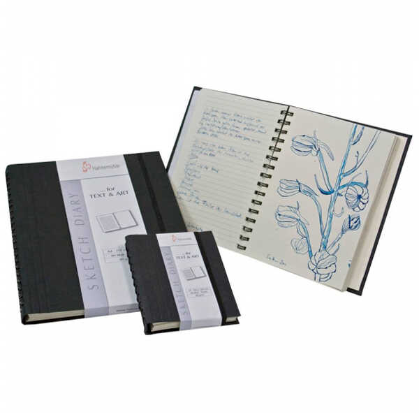 Скетчбук для ескізів Hahnemuhle "Diary", на спіралі, А4, 60л, 120г/м2  - фото 2