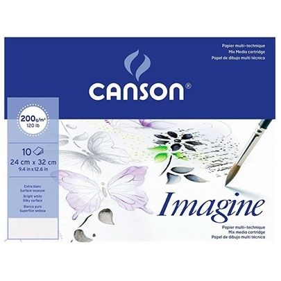Canson Блок паперу MixMedia Imagine (10 арк.) A4, 200 g, Canson. 