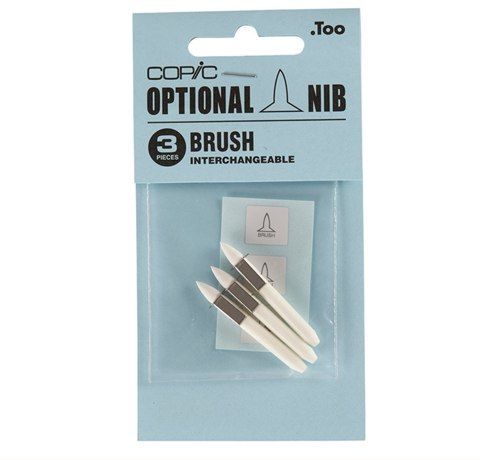 Transotype перо-кисть для маркера Nibs Super Brush Classic (3 шт.) 