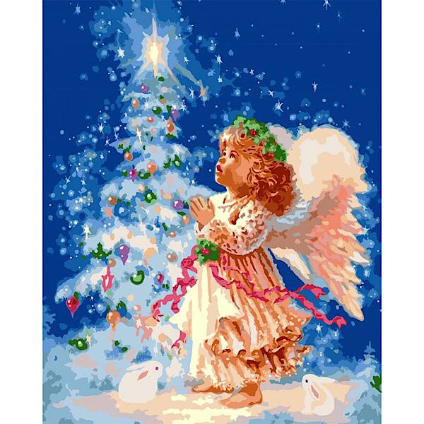 Картина за номерами «Дух Різдва», 40х50 см, SANTI - фото 1