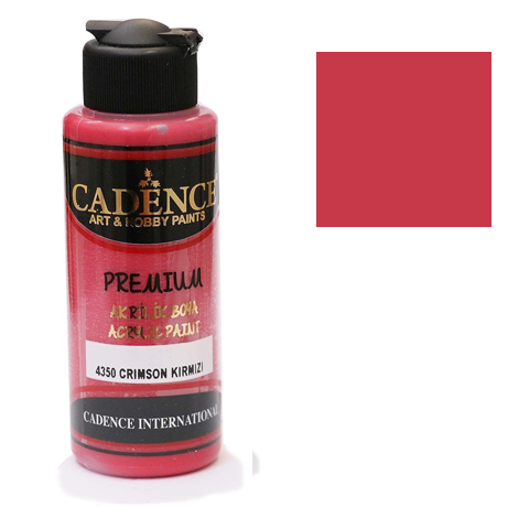Акриловая краска «Premium Acrylic Paint» Cadence, МАЛИНОВЫЙ, 70 ml