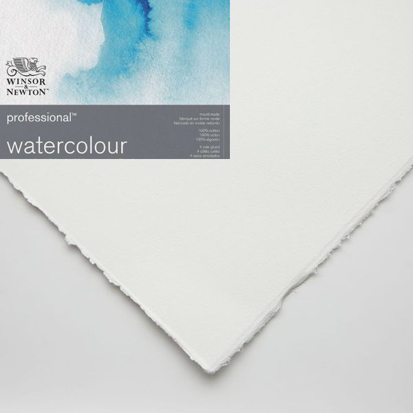 W&N акварельная бумага Professional Watercolour, Hot Press, 100% cotton, 300 г, 56*76 см