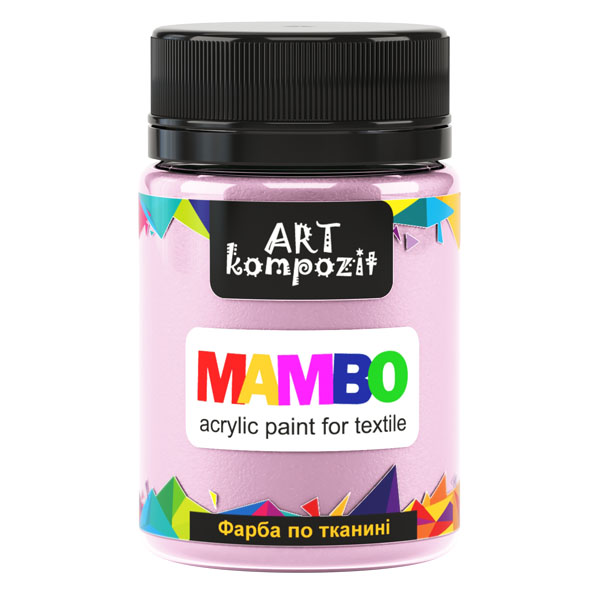 Краска для рисования по ткани MAMBO "ART Kompozit", цвет: 7 ТЕЛЕСНЫЙ, 50 ml
