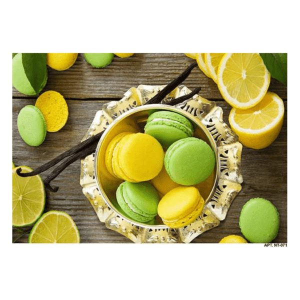 Декупажная карта «Лимонно-лаймовый макаронс», А4, 55 г/м2, Decards