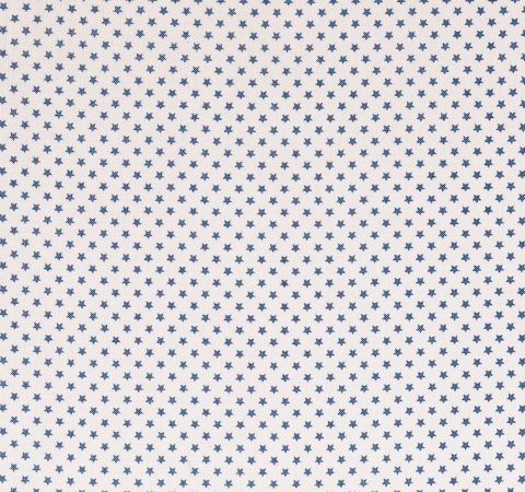Ткань в рулоне 1м*110см МЕЛКИЕ ЗВЕЗДЫ СИНИЙ